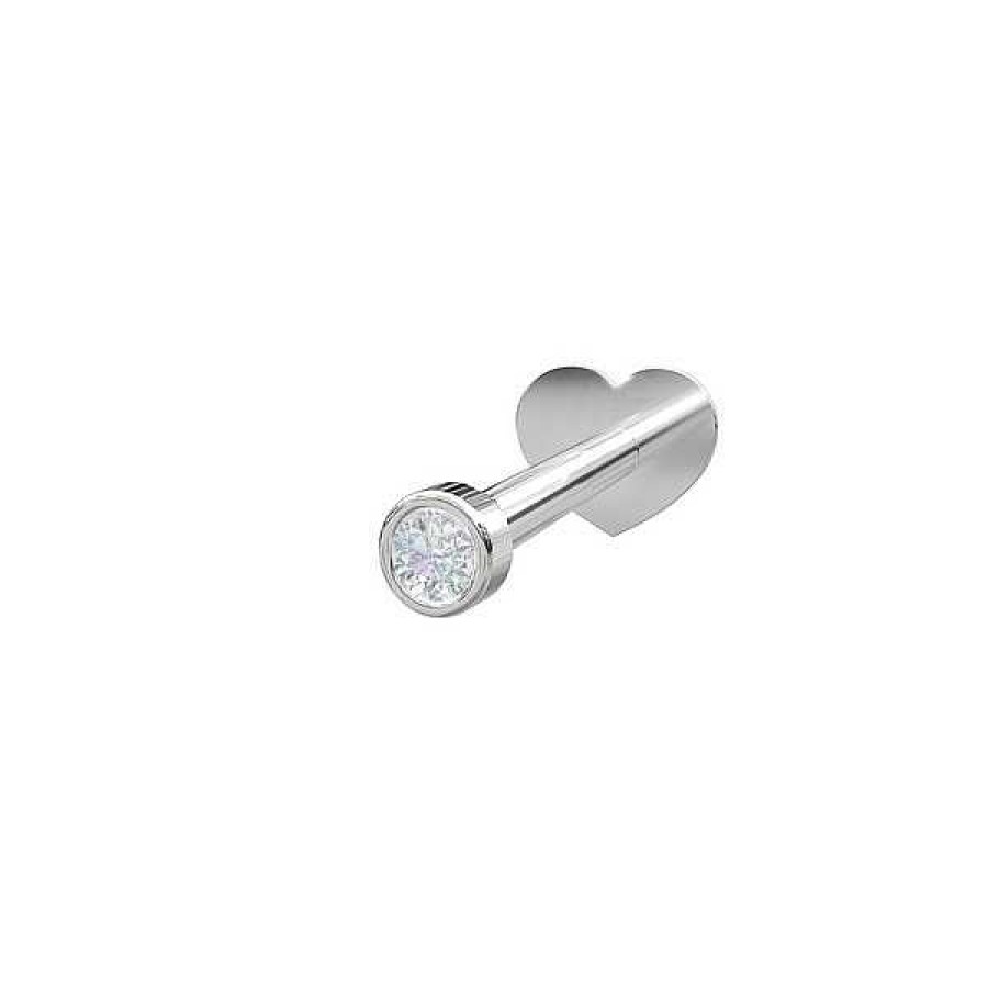 Piercing Schmuck Nordahl Andersen | Piercingschmuck - Pierce52, Silbernes Labret Mit Zirkonia