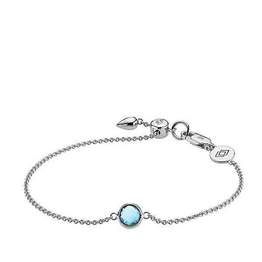 Armb Nder Izabel Camille | Izabel Camille - Prima Donna Aquablue Armband In Silber