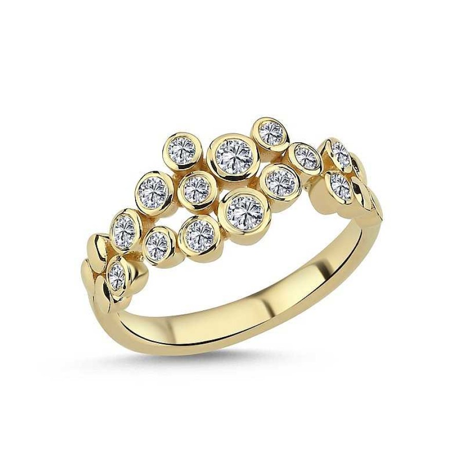 Ringe Nuran | Bubbles - Ring Aus 14 Karat Gold Mit Insgesamt 0,38 Karat