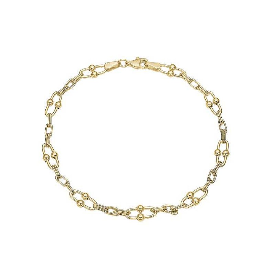 Armb Nder Aagaard | Aagaard - Kette Armband Aus 8 Karat Gold 19 Cm