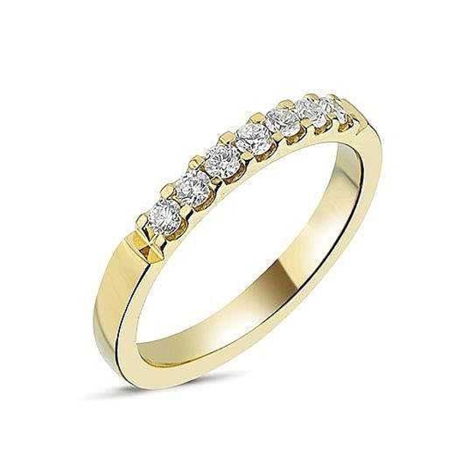 Ringe Nuran | Memories Goldring Mit 7 Diamanten 0,28