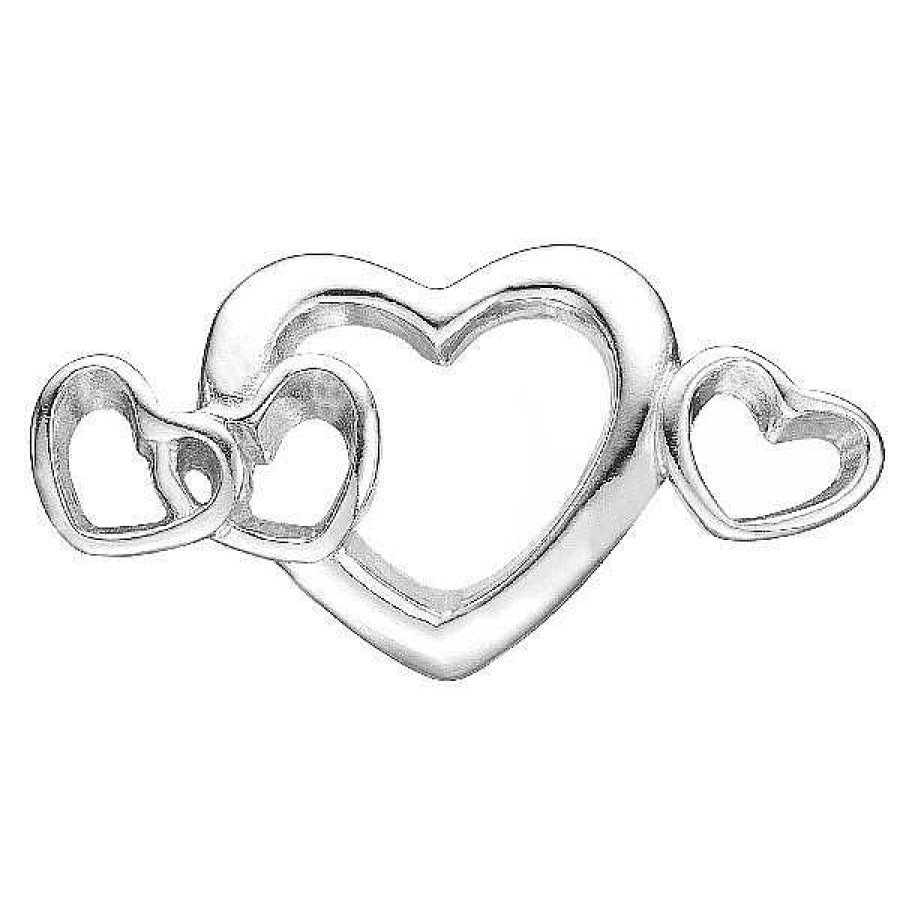 Charms F R Armb Nder Christina Jewelry & Watches | Christina Collect - 4 Hearts Love Silberanh Nger F R Lederarmband