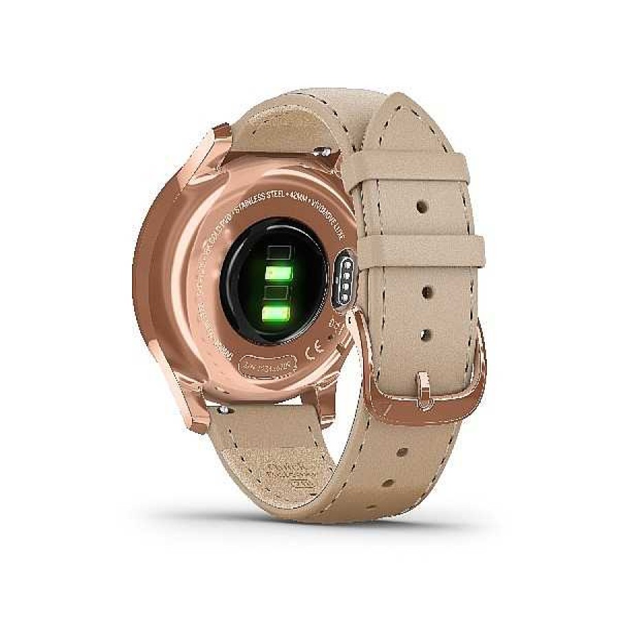 Uhren GARMIN | Garmin - Vivomove Luxe Mit Ros Goldgeh Use Und Lederarmband*