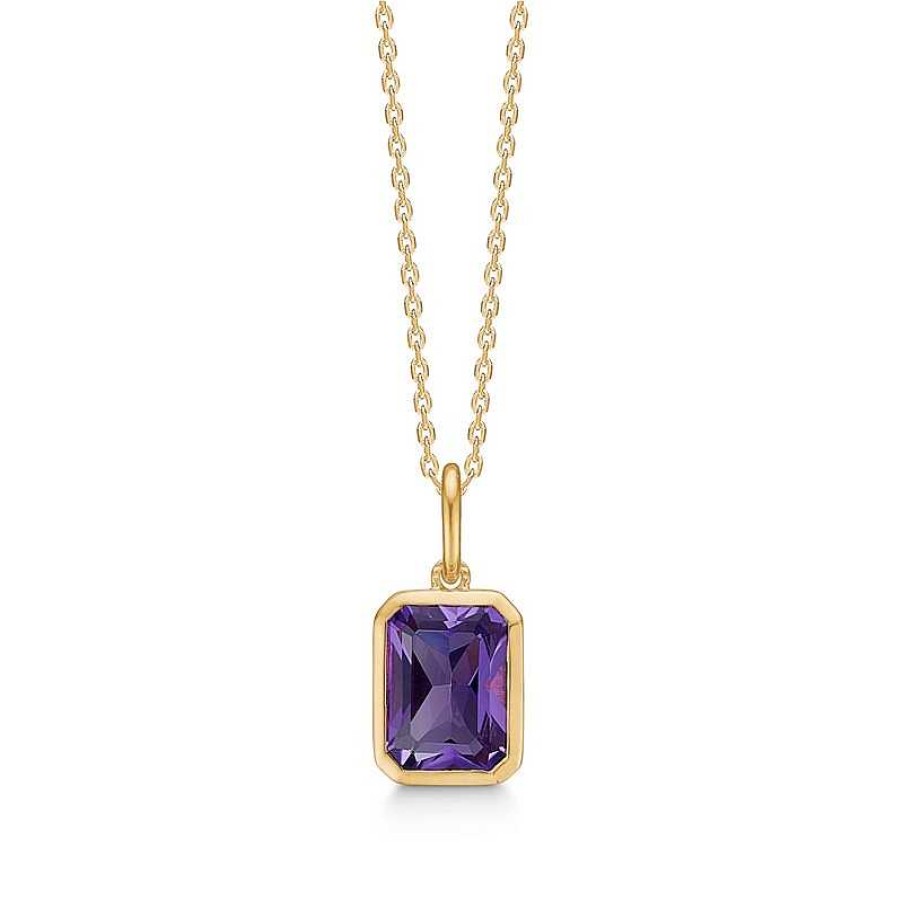 Halsketten Mads Z | Mads Z - Sch Ner Anh Nger Aus 14 Karat Gold Mit Amethyst