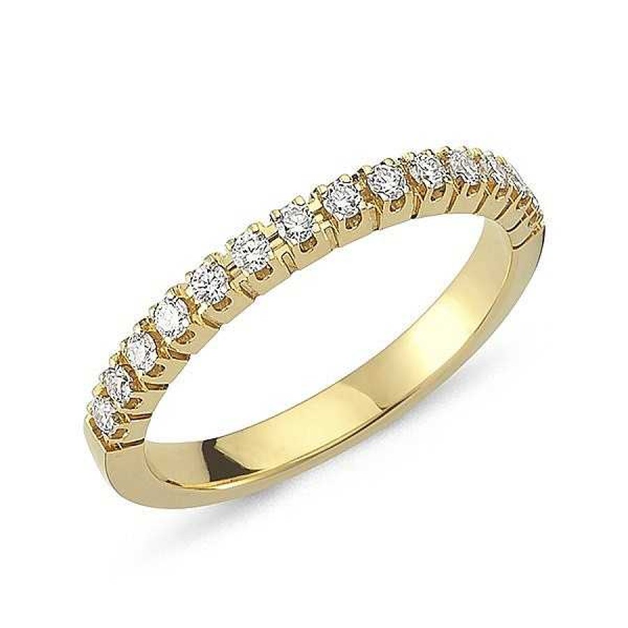 Ringe Nuran | Per Ring Aus 14 Karat Gold Mit Diamanten Von Insgesamt 0,21Ct