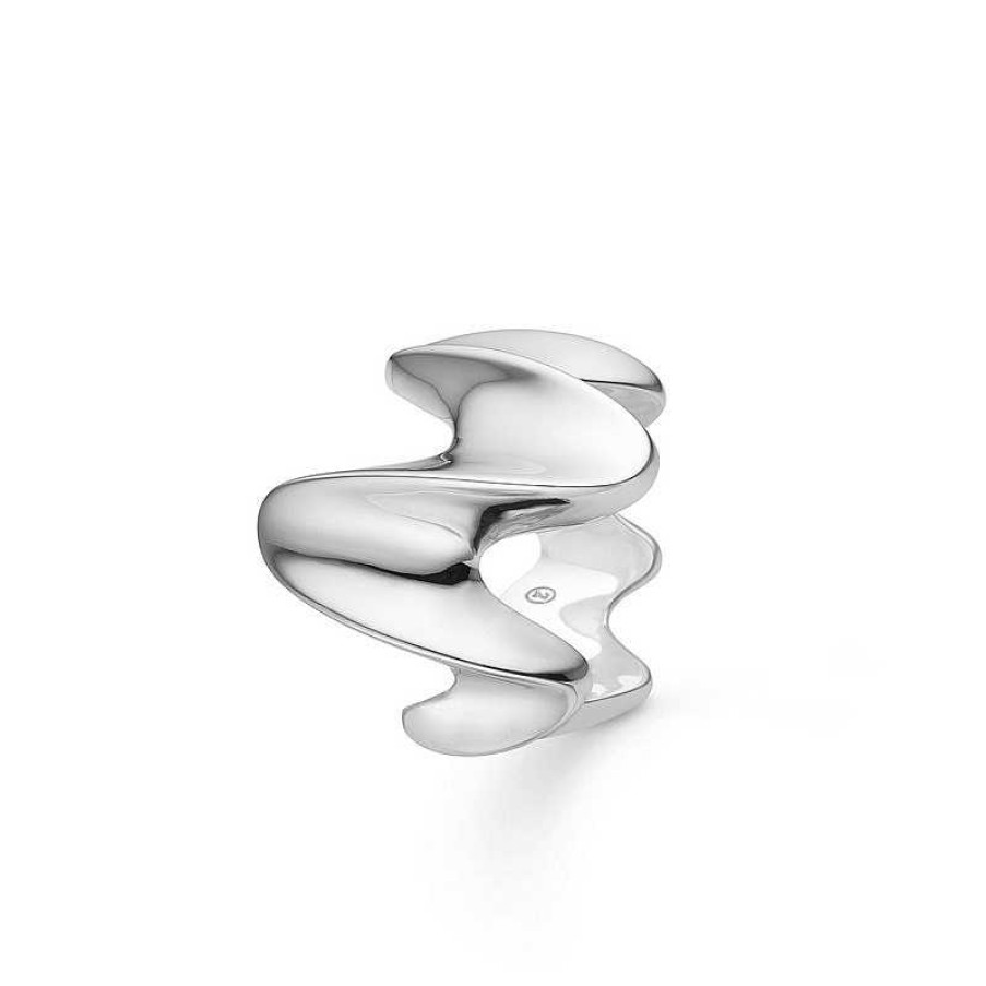 Ringe Mads Z | Mads Z - Ring Der Gr Ten Welle In Silber