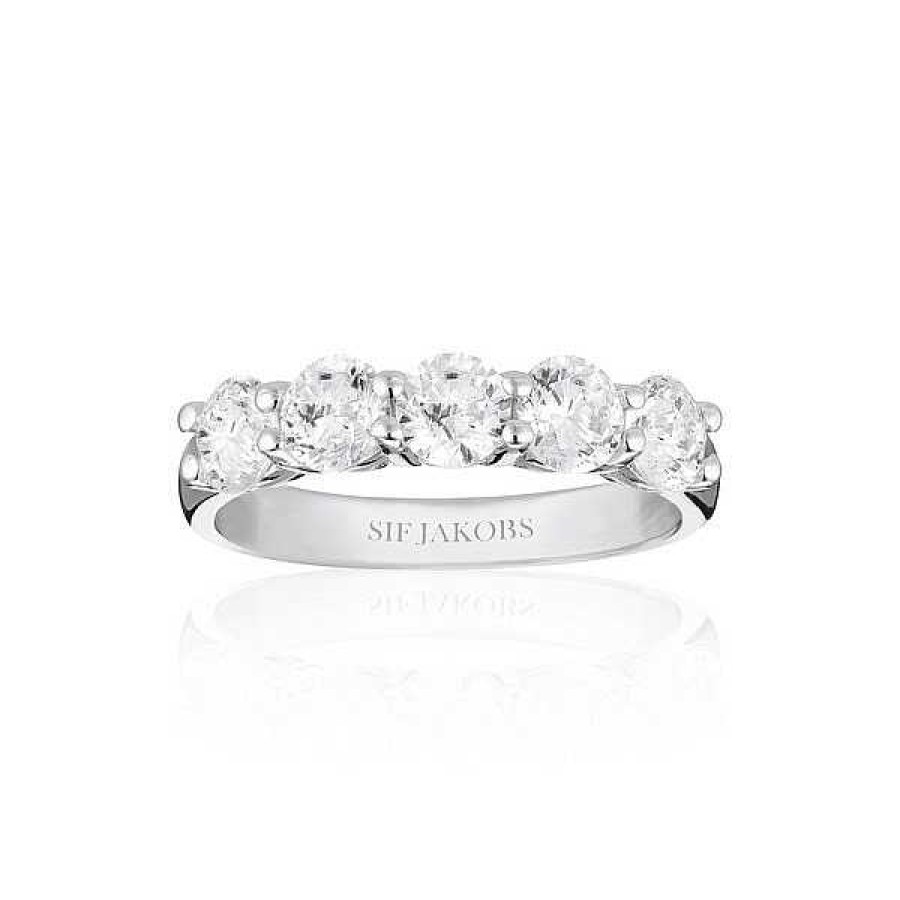 Ringe Sif Jakobs Jewellery | Sif Jakobs - Belluno Uno Ring Aus Silber Mit Zirkonia