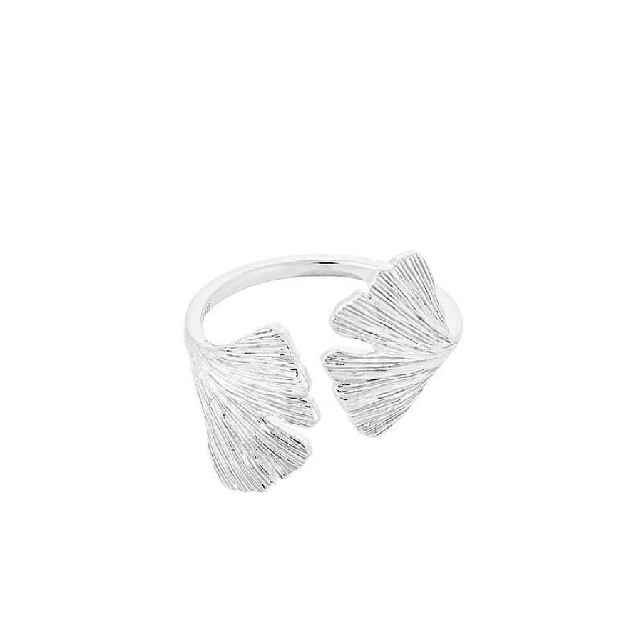 Ringe Pernille Corydon | Pernille Corydon - Biloba-Ring In Silber