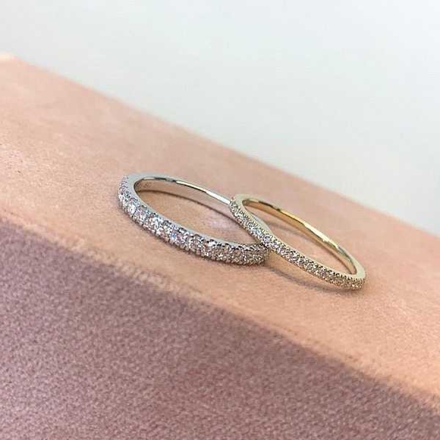 Ringe Scrouples | Dazzling Ring Aus 14 Kt Wei Gold Mit Insgesamt 0,32 Ct. H-W/Si