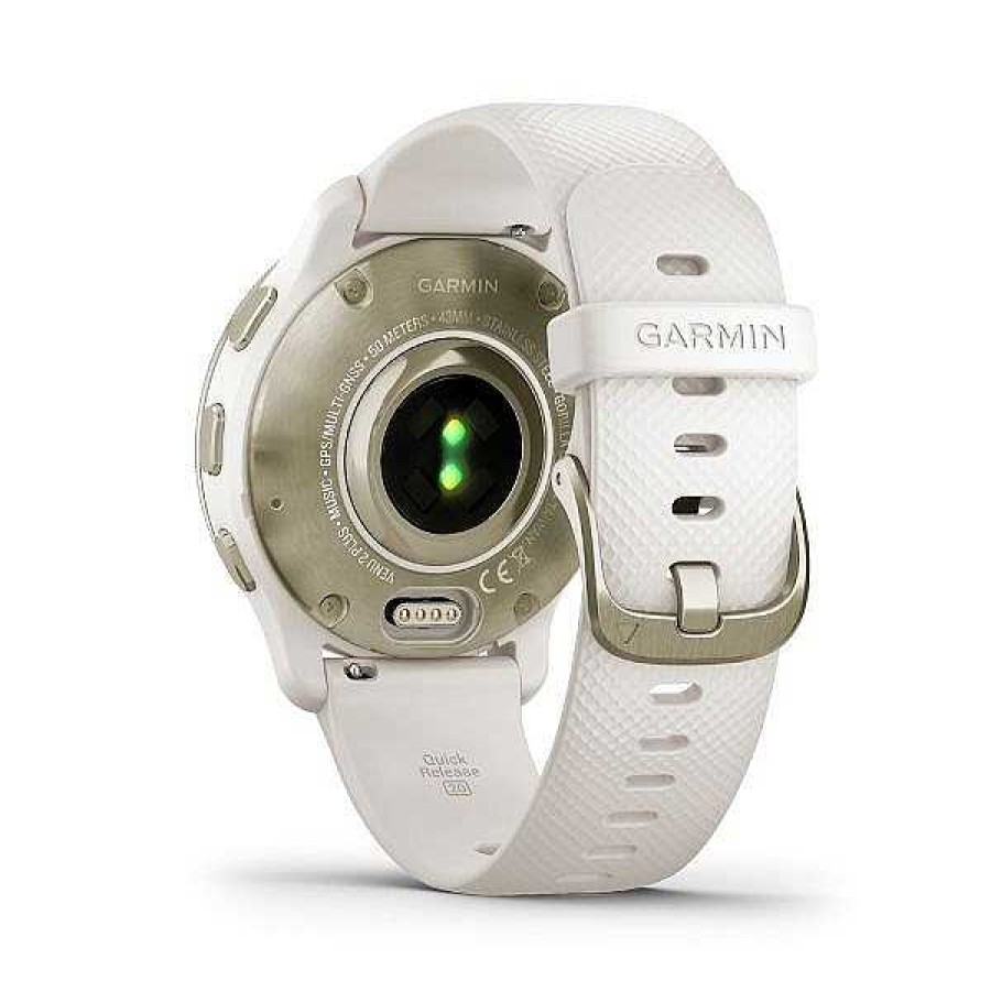 Uhren GARMIN | Garmin - Venu 2 Plus, Gps, Elfenbein + Creme Gold Smartwatch