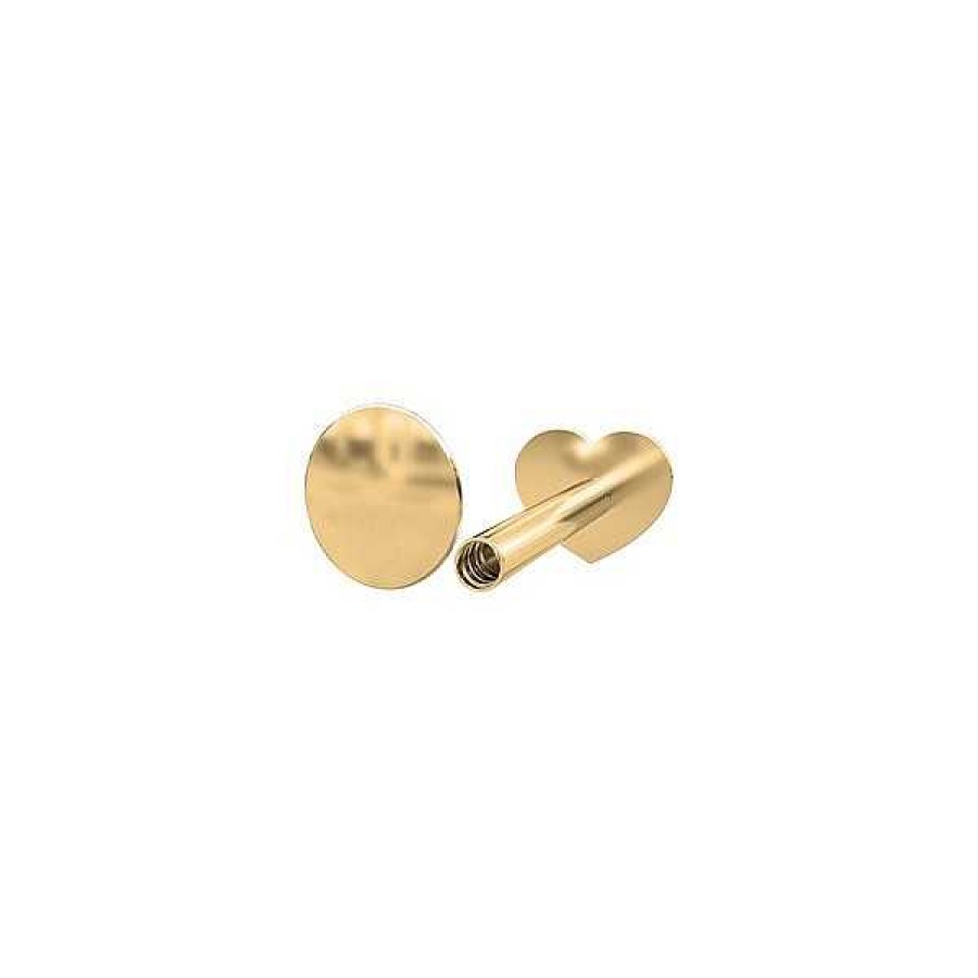 Ohrringe Nordahl Andersen | Piercingschmuck - Pierce52 Schamlippenpiercing Platte 14Kt. Gold