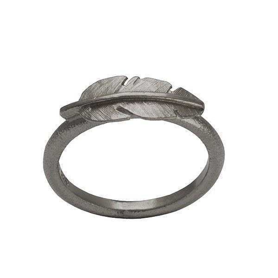 Ringe Heiring | Heiring - Federring Aus Oxidiertem Silber - Mini