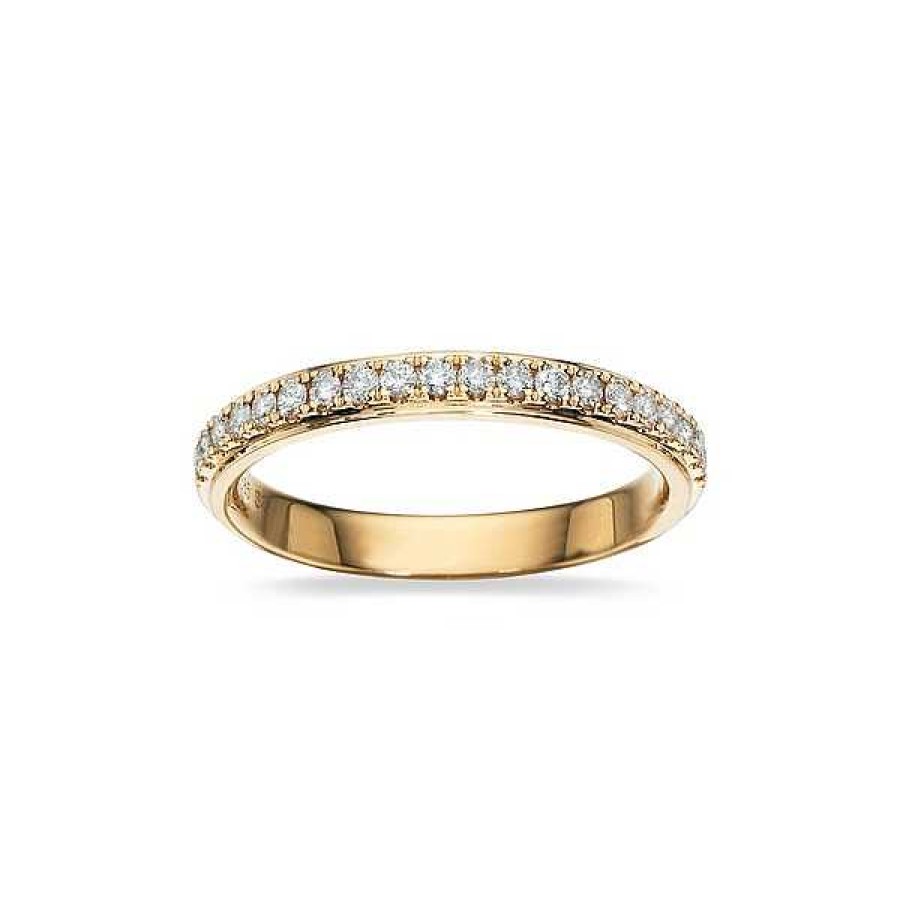 Ringe Scrouples | Dazzling - Ring Aus 14 Karat Gold Mit Insgesamt 0,27 Karat W/Si