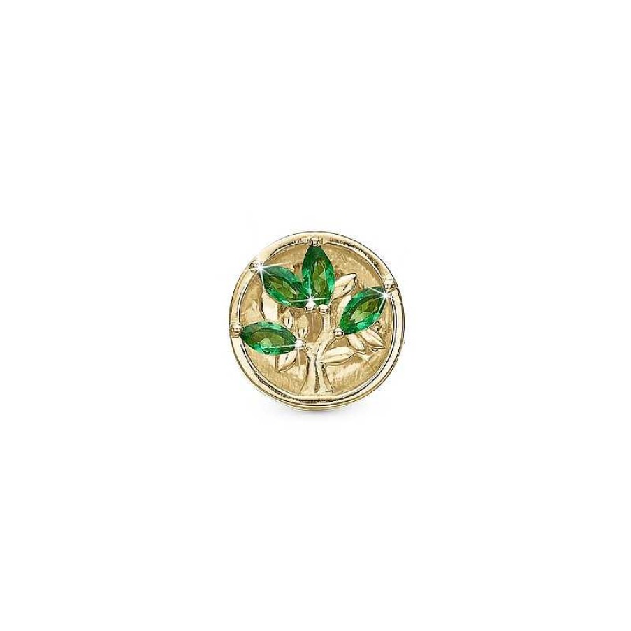 Charms F R Armb Nder Christina Jewelry & Watches | Christina Collect - Tree Of Green Life Charm In Vergoldete Silber