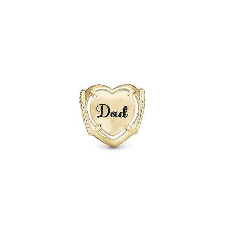 Charms F R Armb Nder Christina Jewelry & Watches | Christina Collect - Dad Charm In Vergoldete Silber