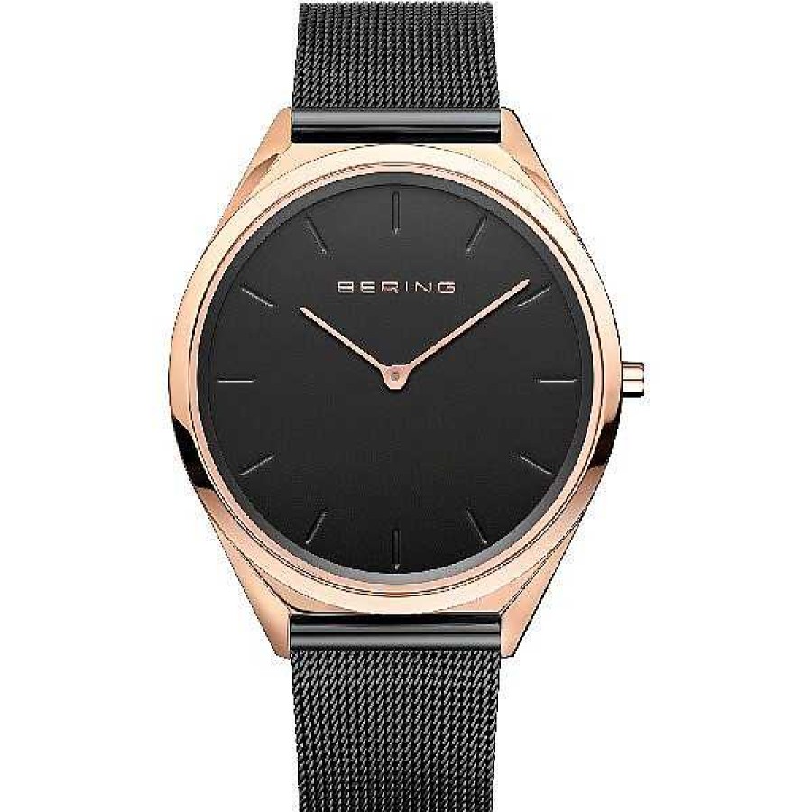 Uhren BERING | Bering Ultra Slim Unisex-Uhr In Poliertem Ros Gold