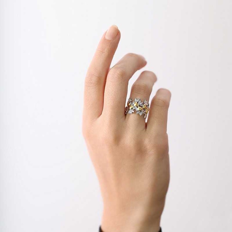 Ringe Christina Jewelry & Watches | Christina Collect - My Loving Nature Ring Aus Vergoldetem Silber