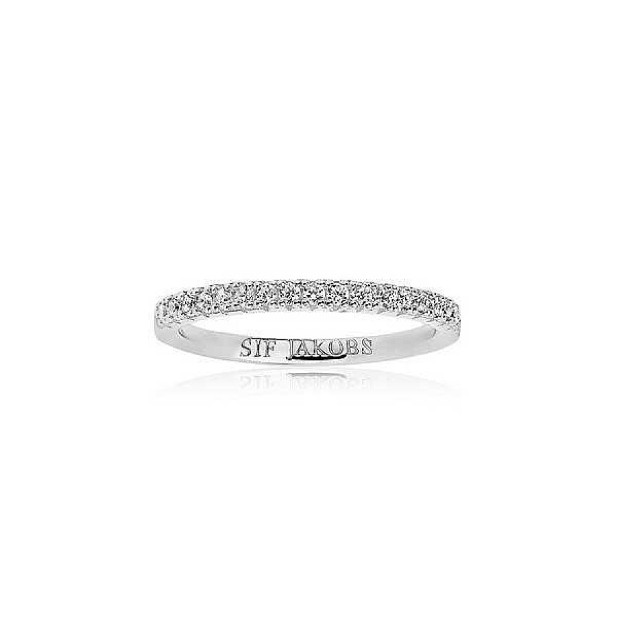 Ringe Sif Jakobs Jewellery | Sif Jakobs - Ellera Ring Mit Klaren Zirkonen In Silber