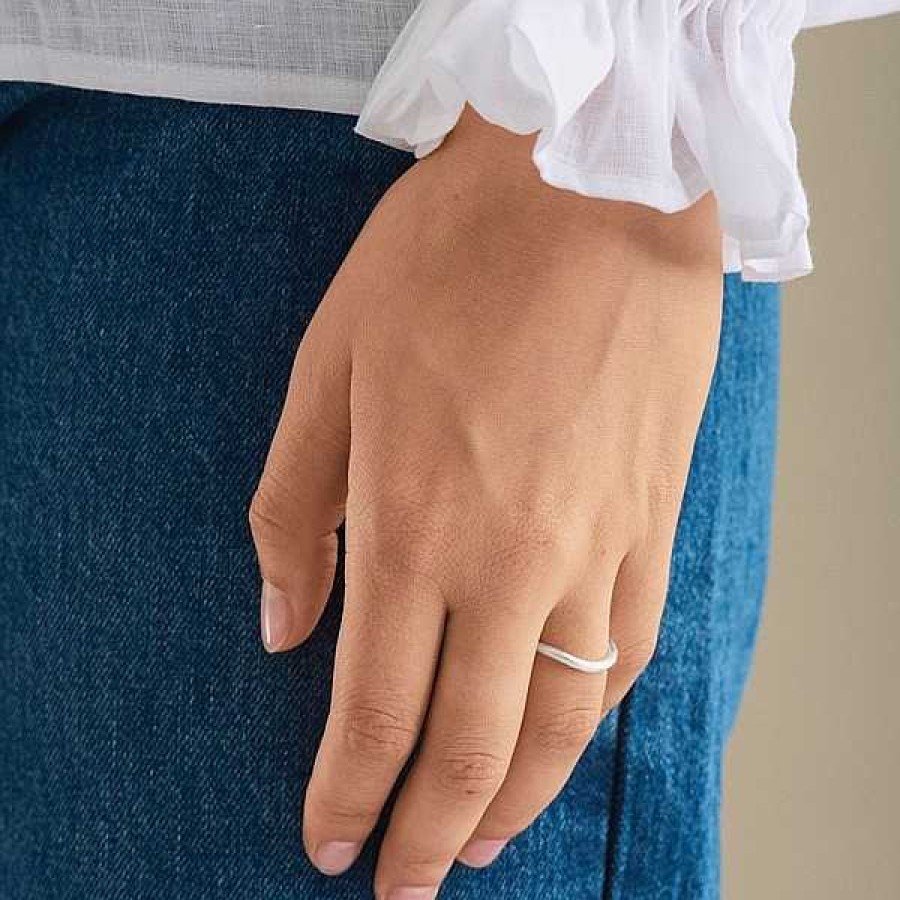 Ringe Pernille Corydon | Pernille Corydon - Elva Midi Ring In Silber