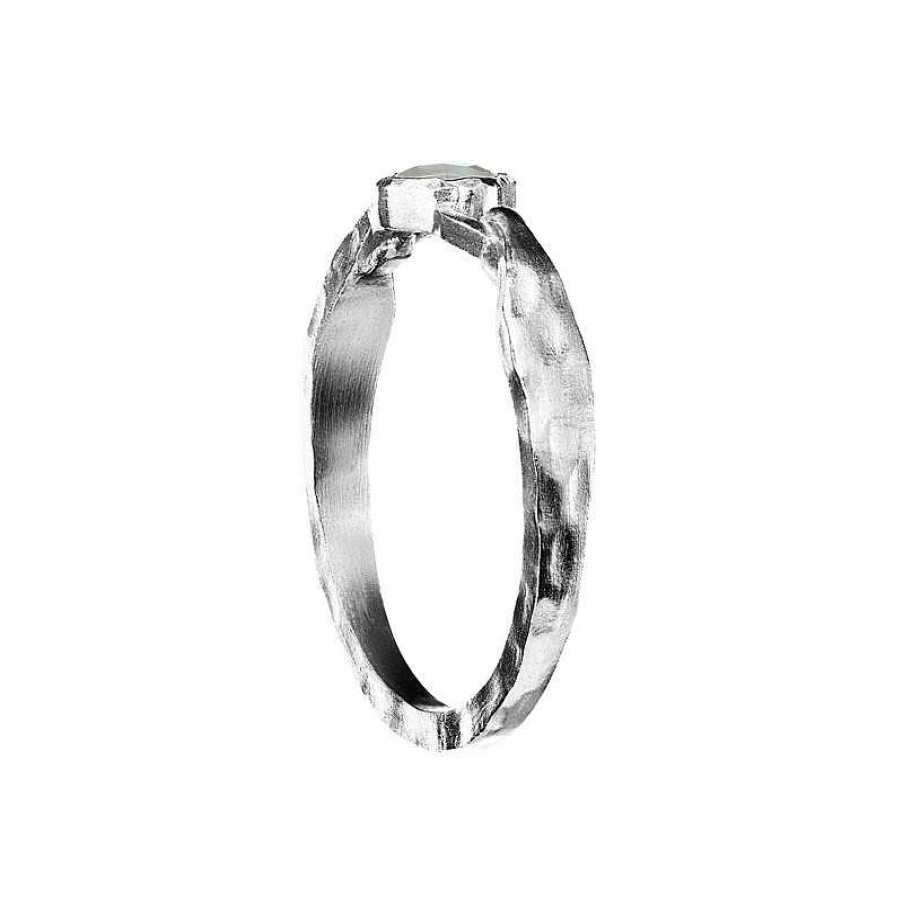 Ringe Maanesten | Maanesten - Emmalou Ring Aus Silber Mit Aquamarin