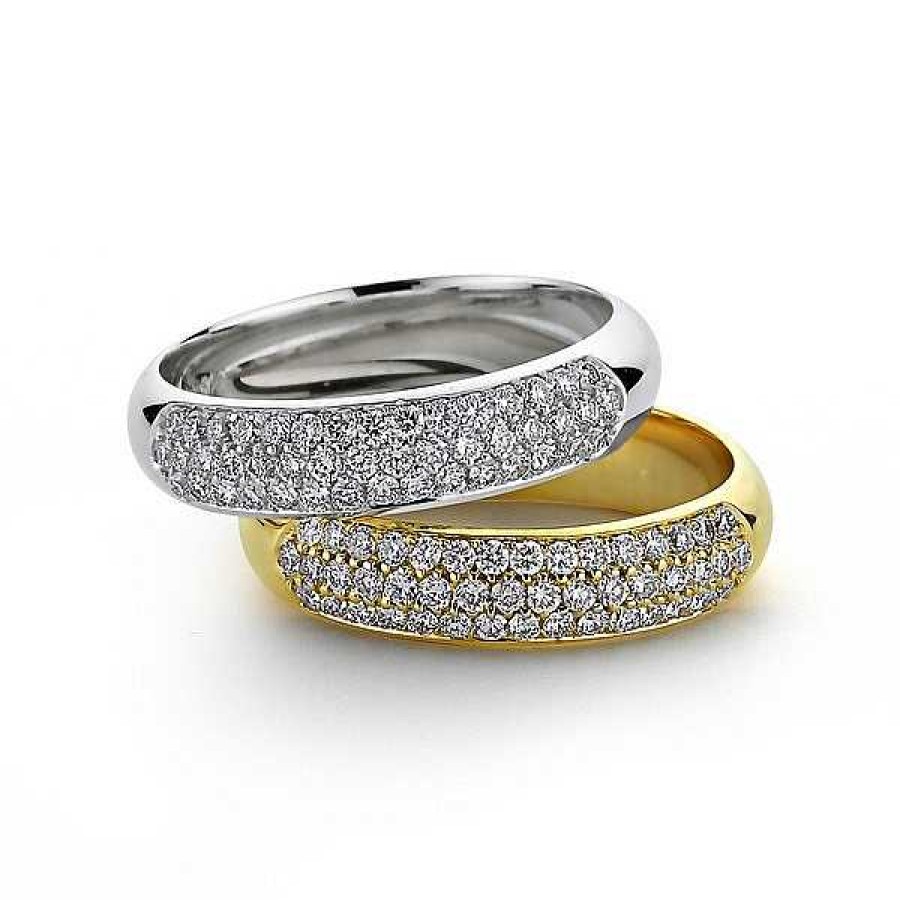 Ringe Nuran | Beaut Diamantring Aus 14Kt Gold Mit Insgesamt 0,46Ct