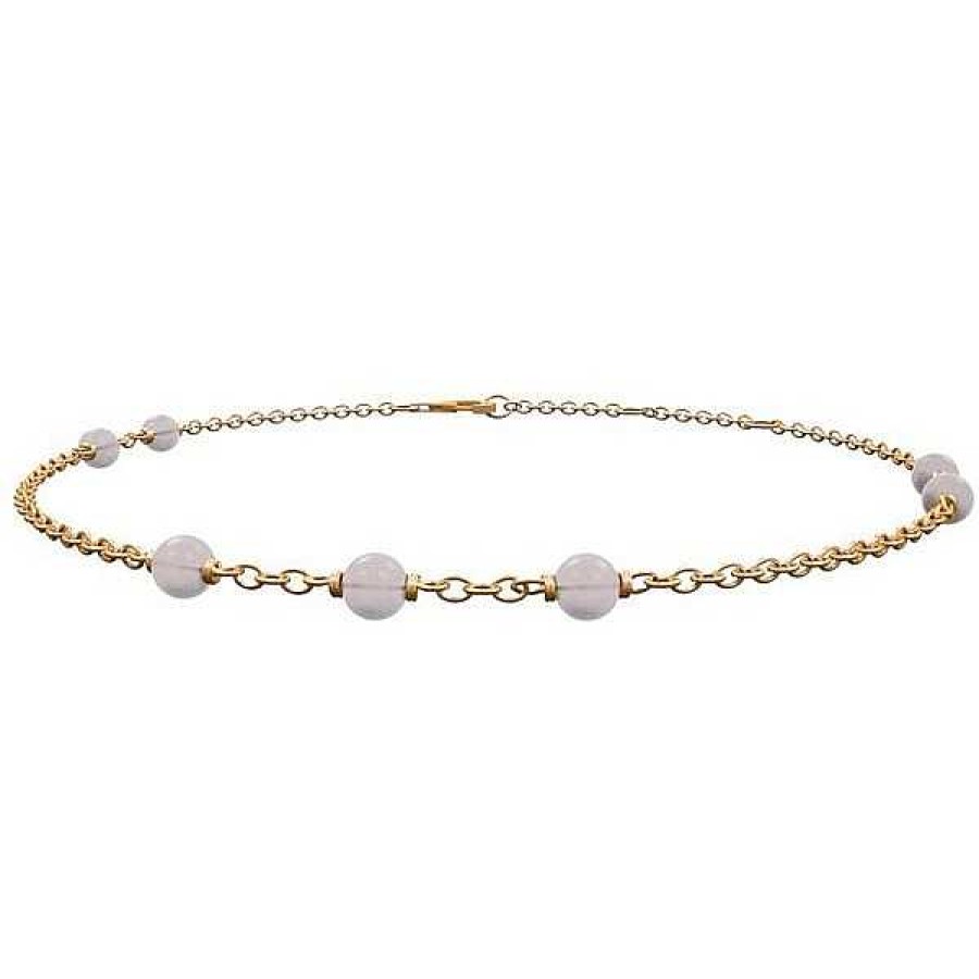 Armb Nder Nordahl Andersen | Nordahl Smykker - Sweets - Vergoldetes Armband Mit Rosa Quarz