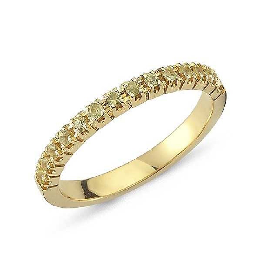 Ringe Nuran | Per Ring Aus 14 Karat Gold Mit Citrinstein