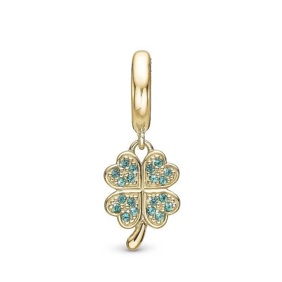 Charms F R Armb Nder Christina Jewelry & Watches | Christina Collect - Lucky Clover Charm In Vergoldete Silber