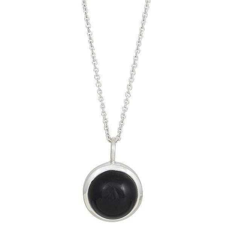 Halsketten Nordahl Andersen | Nordahl Jewelry - Big Sweets Silberkette Mit Schwarzem Onyx