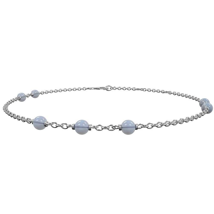 Armb Nder Nordahl Andersen | Nordahl Smykker - Sweets - Silberarmband Mit Blauem Chalzedon