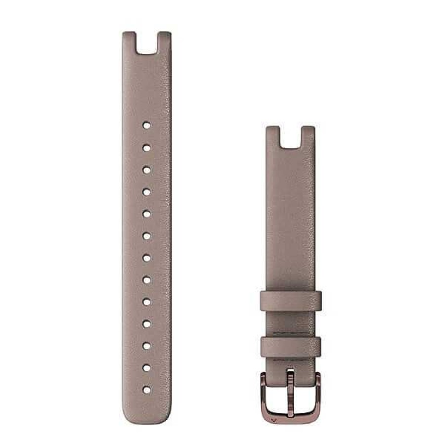 Uhren GARMIN | Garmin Lily Uhrenarmband - 14Mm. Paloma-Leder Mit Dunklem Bronzeton