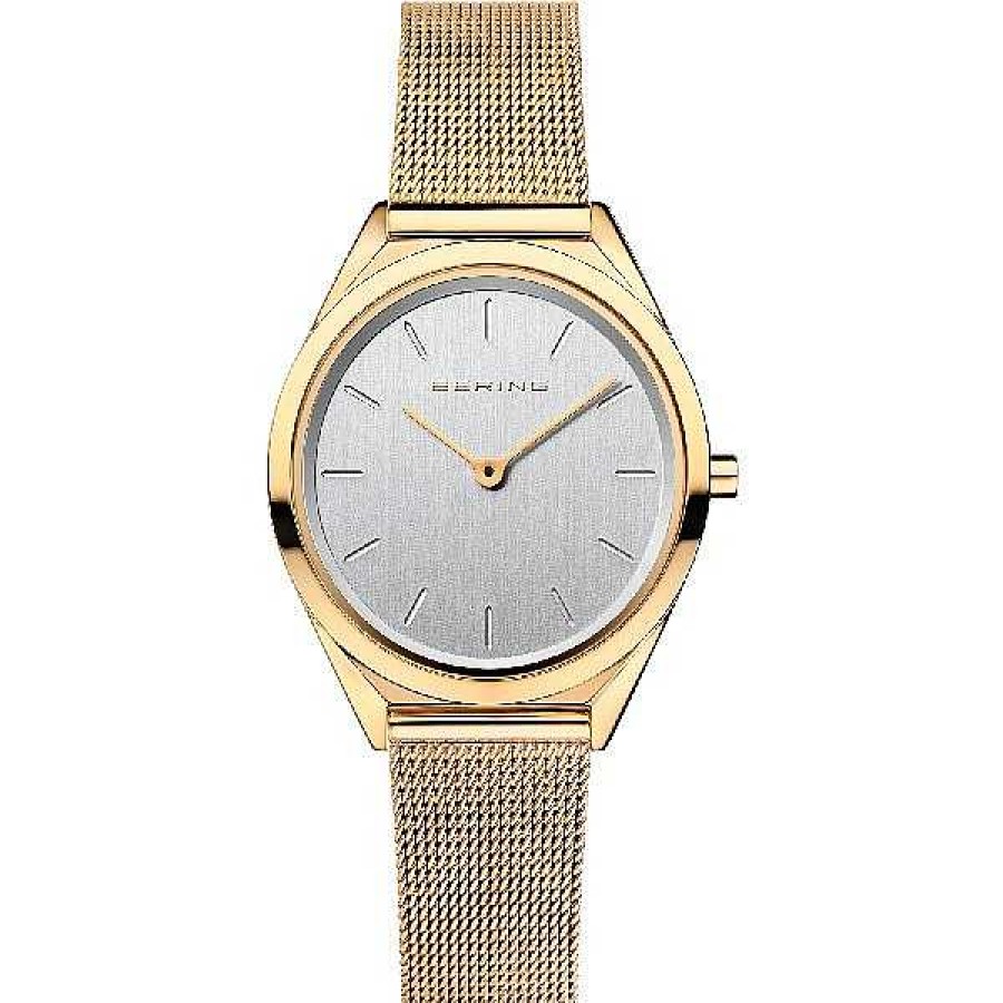 Uhren BERING | Bering Ultra Slim Unisex-Uhr In Poliertem Gold