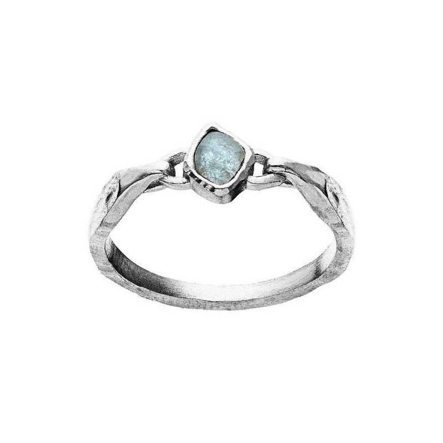 Ringe Maanesten | Maanesten - Emmalou Ring Aus Silber Mit Aquamarin