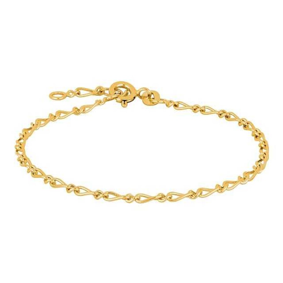 Armb Nder Siersbøl | Siersb L - Knotenarmband Aus 8Kt. Gold