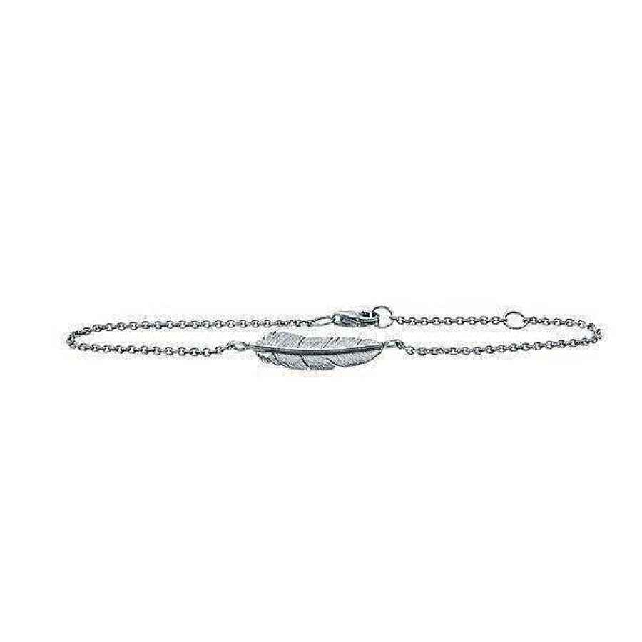 Armb Nder Heiring | Heiring Federarmband Aus Rhodiniertem Silber