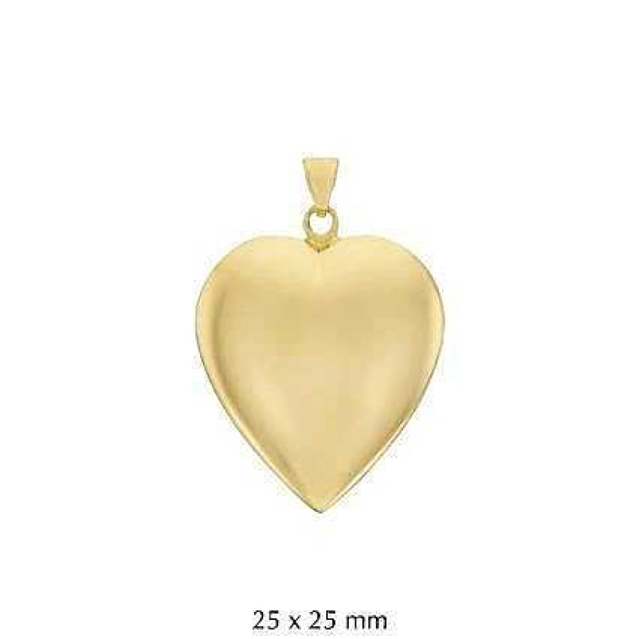 Anh Nger BNH | Herzanh Nger Aus Gold Mit 8-14 Karat - Xx Large