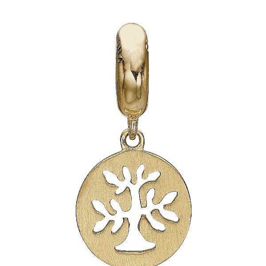 Charms F R Armb Nder Christina Jewelry & Watches | Christina Collect - Plant A Tree Vergoldeter Anh Nger F R Silberarmband