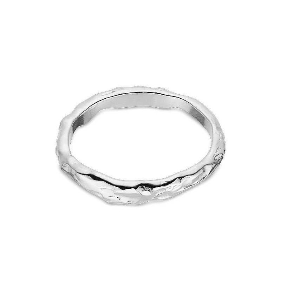 Ringe Jane Kønig | Jane K Nig - Small Bruised Heart Ring In Silber