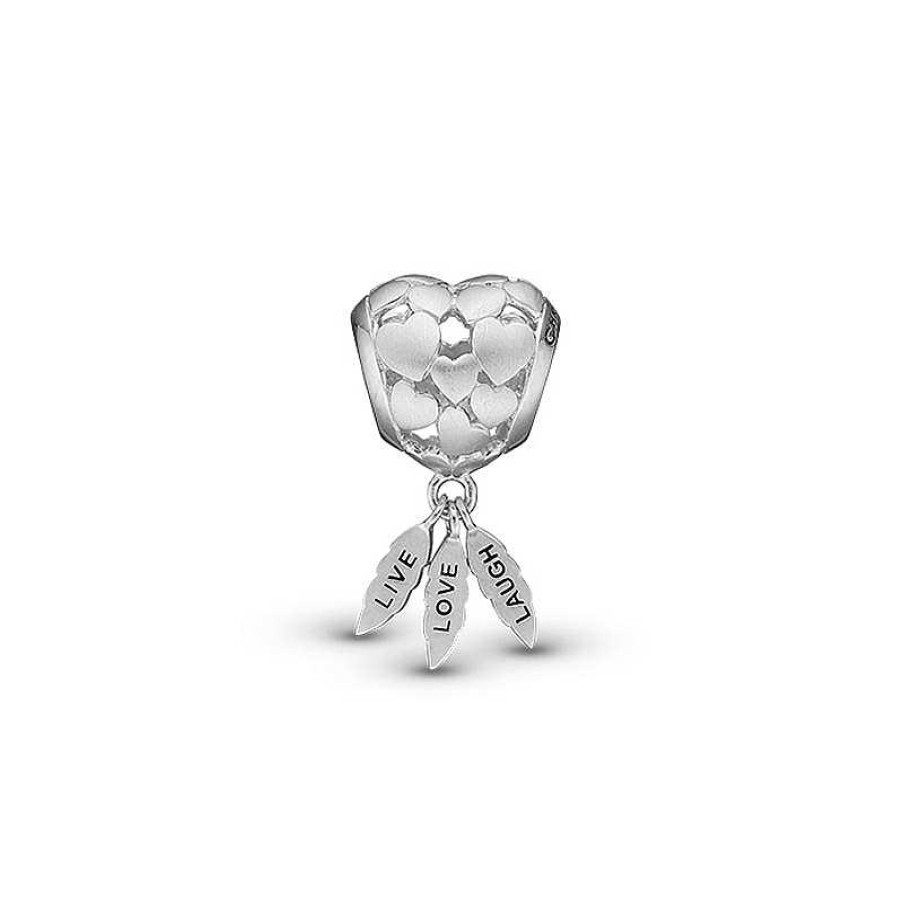 Charms F R Armb Nder Christina Jewelry & Watches | Christina Collect - Live, Love, Laugh Charm In Silber F R Silberarmb Nder