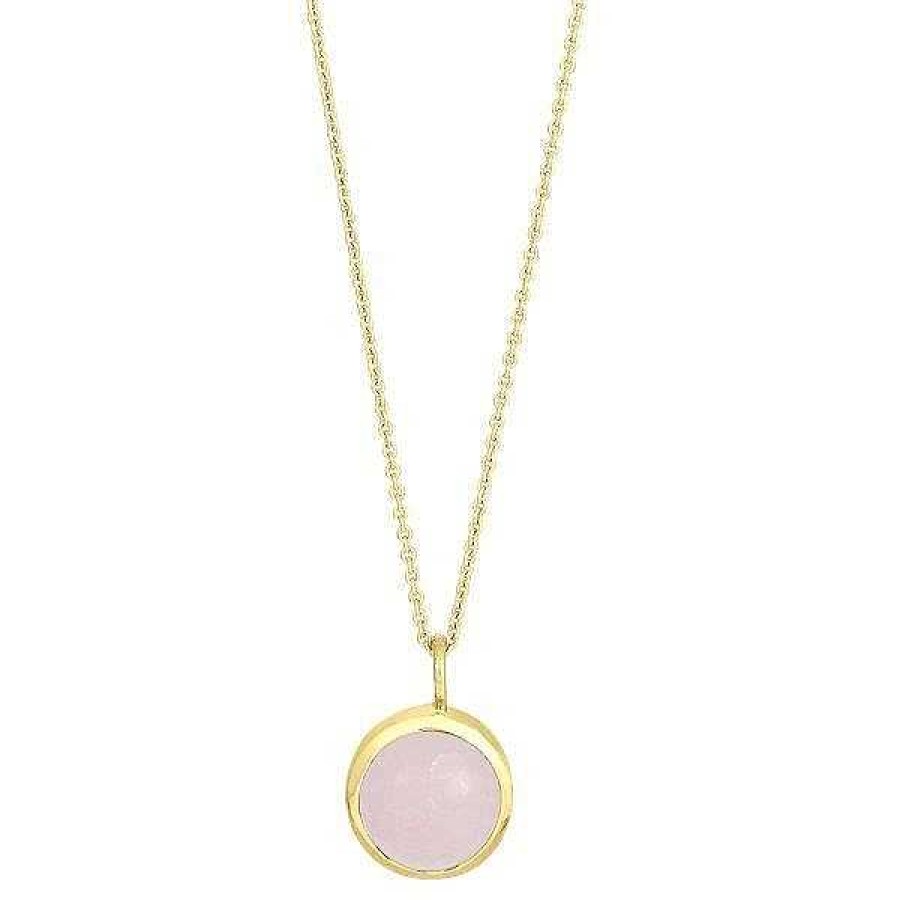 Halsketten Nordahl Andersen | Nordahl Jewelry - Big Sweets Vergoldete Kette Mit Rosa Quarz