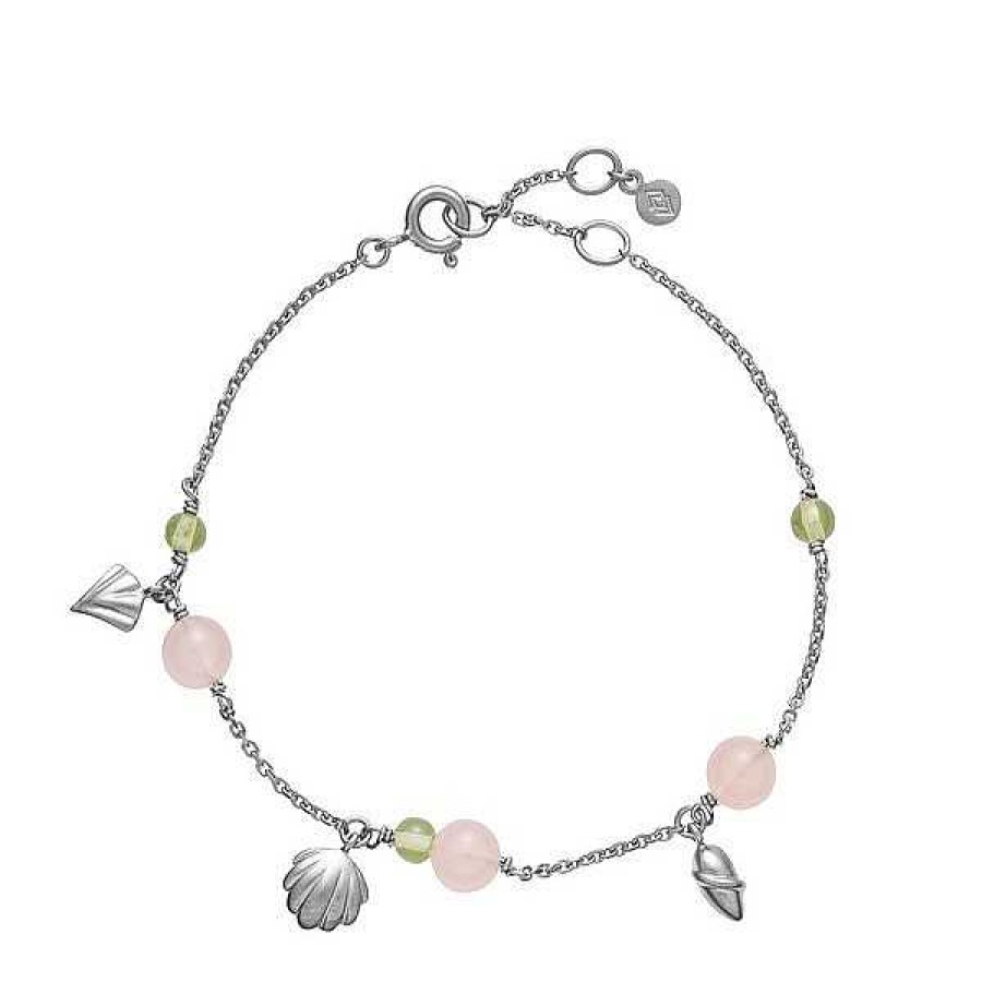 Armb Nder Izabel Camille | Izabel Camille - Isabella-Armband Mit Naturstein In Silber