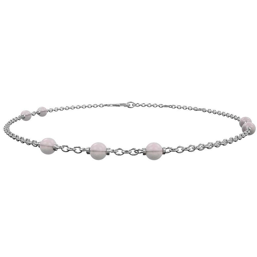 Armb Nder Nordahl Andersen | Nordahl Smykker - Sweets - Silberarmband Mit Rosa Quarz