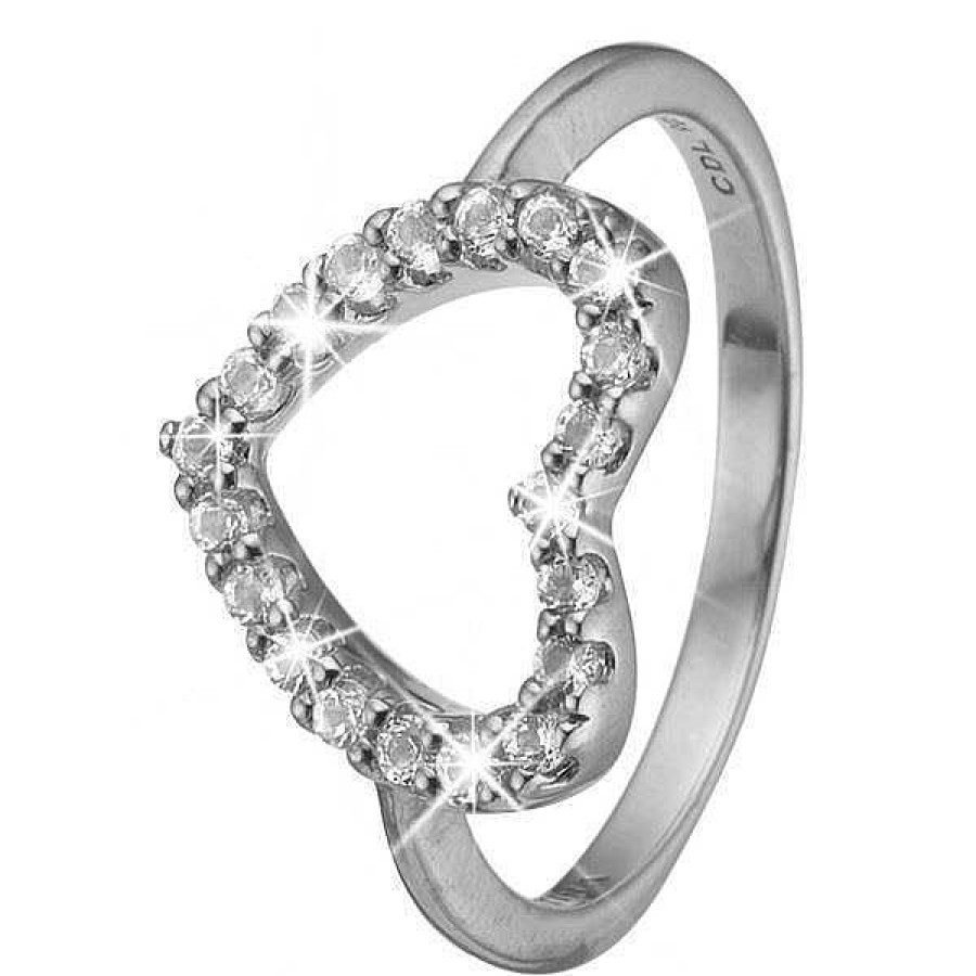 Ringe Christina Jewelry & Watches | Christina Sammelt Ring In Silber "Topaz Heart"