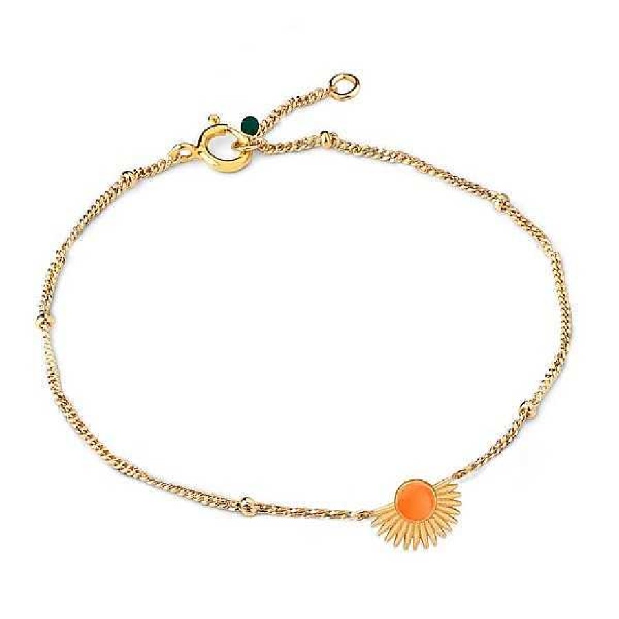 Armb Nder Enamel Copenhagen | Enamel - Soleil Clementine Vergoldetes Armband