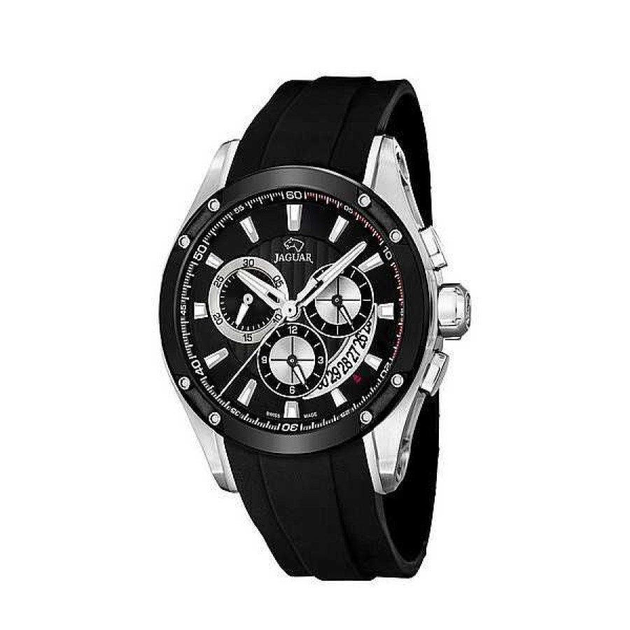 Uhren Jaguar | Jaguar - Herren Sonderedition Chrono In Schwarz