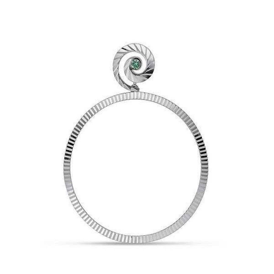 Ohrringe Jane Kønig | Jane K Nig - Impression Hoop In Silber**