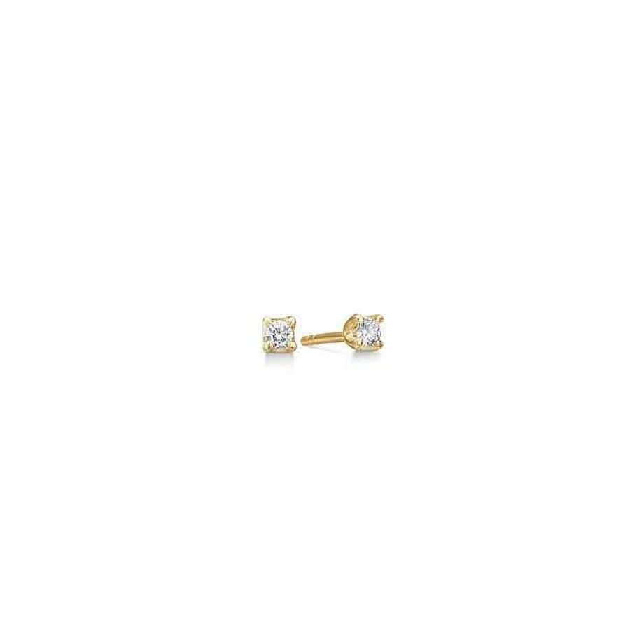 Ohrringe Mads Z | Crown-Ohrringe Aus 14 Kt. Gold Mit Diamanten Von 0,09 Ct. Bis 0,50 Ct.