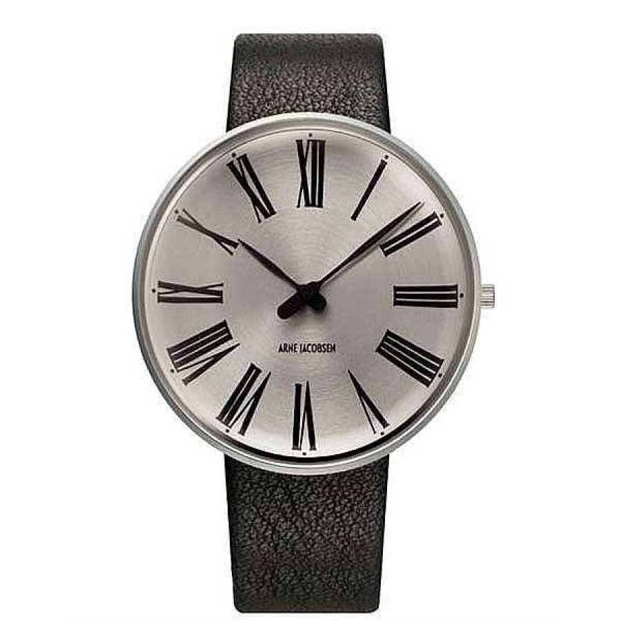 Uhren Arne Jacobsen | Arne Jacobsen - R Mische Uhr - Limited Edition - 40 - Sonnenschliff-Zifferblatt, Schwarzes Armband