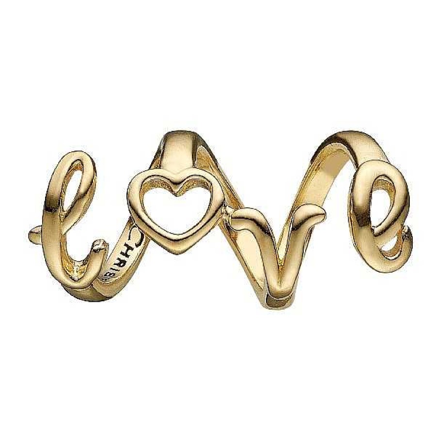 Charms F R Armb Nder Christina Jewelry & Watches | Christina Collect - Love Spelling Vergoldeter Anh Nger F R Lederarmband