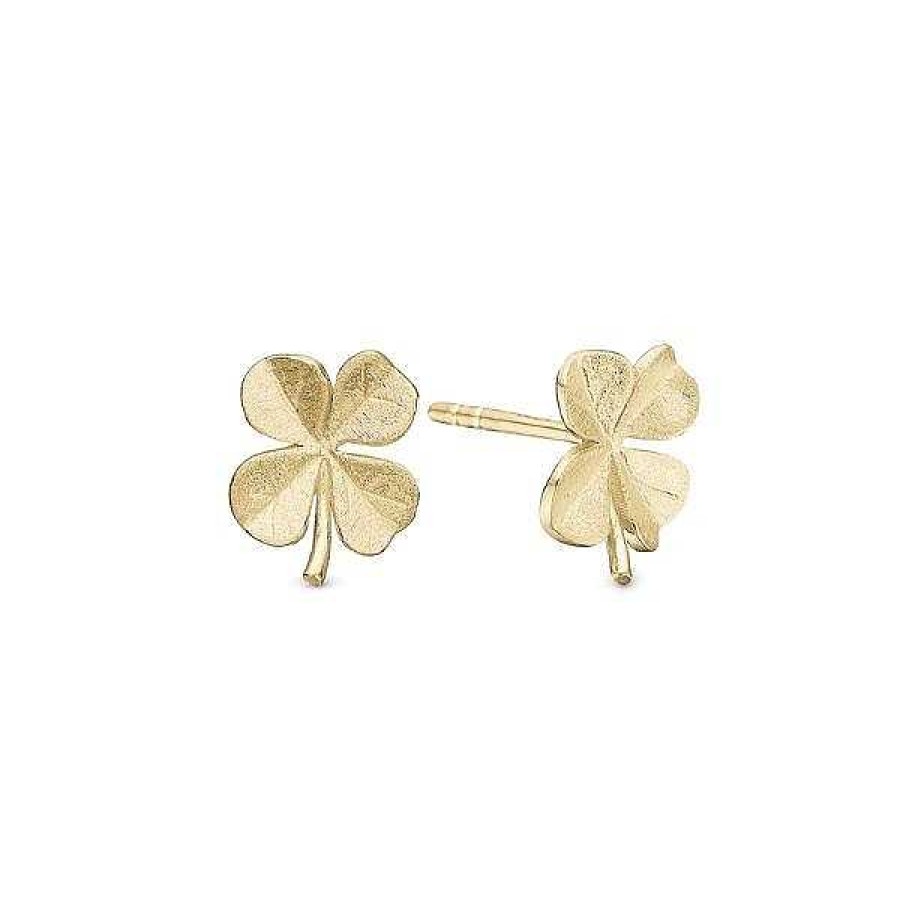 Ohrringe Christina Jewelry & Watches | Christina Collect - Four Leaf Clover Ohringe Aus Vergoldet Silber